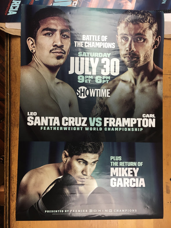 Boxing - 2016 Santa Cruz vs Frampton Poster