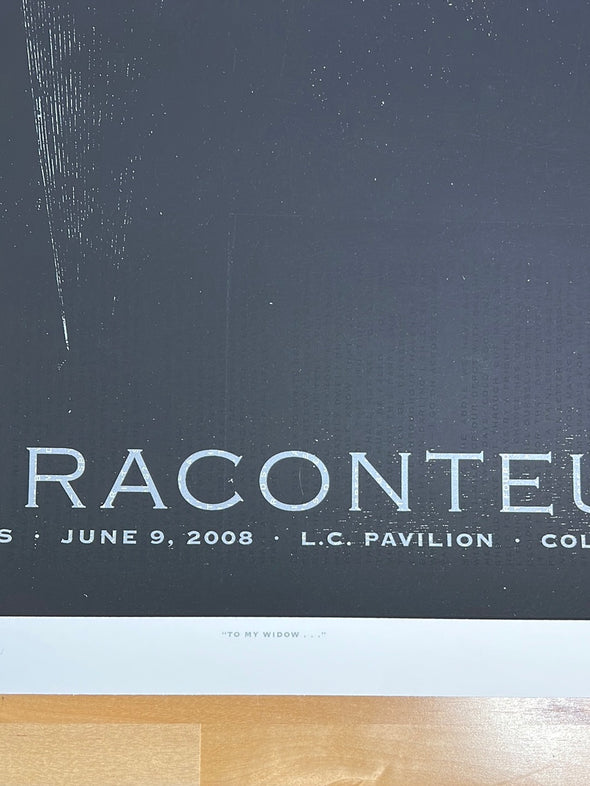 The Raconteurs - 2008 Rob Jones poster Jack White Columbus