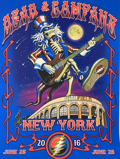 Dead & Company - 2016 poster New York, NY Citi Field Summer Tour