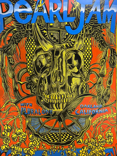 Pearl Jam - 2022 Zio Ziegler poster Oakland, CA 1st