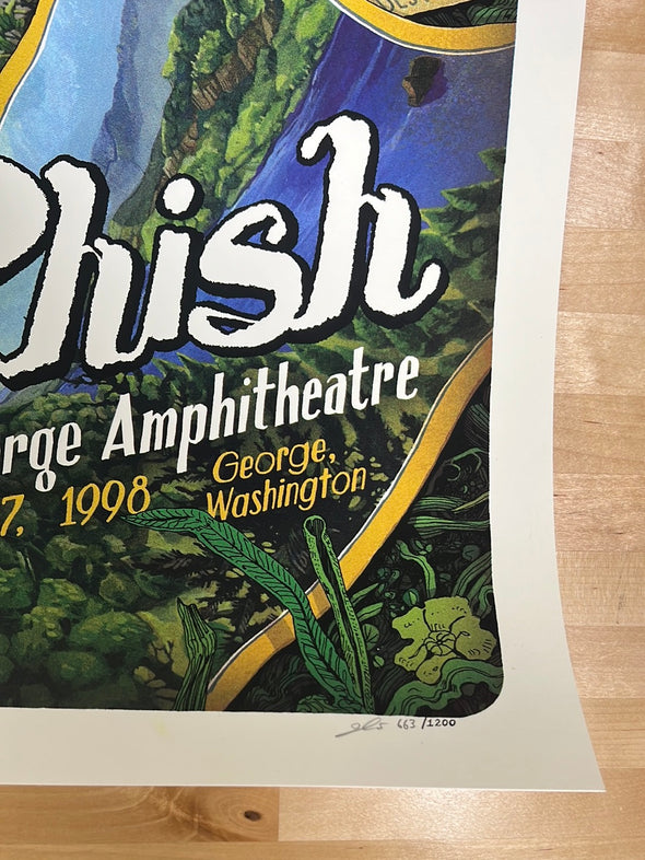 Phish - 2022 Landland poster George, WA Gorge Amphitheatre 1st
