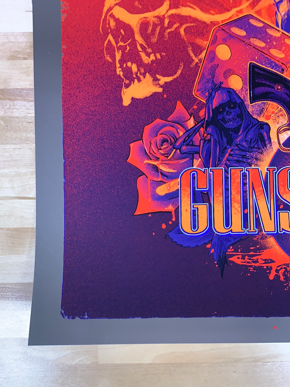 Guns N' Roses - 2021 Vance Kelly poster 1st edition FOIL variant