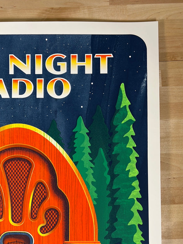 Late Night Radio - 2021 Mike Tallman poster Denver, CO