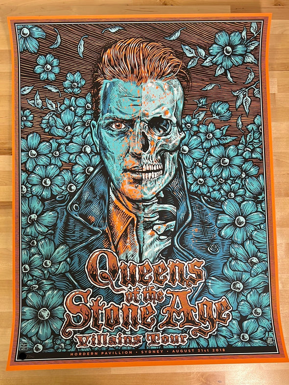 Queens of the Stone Age - 2018 Ben Brown poster Sydney, AUS