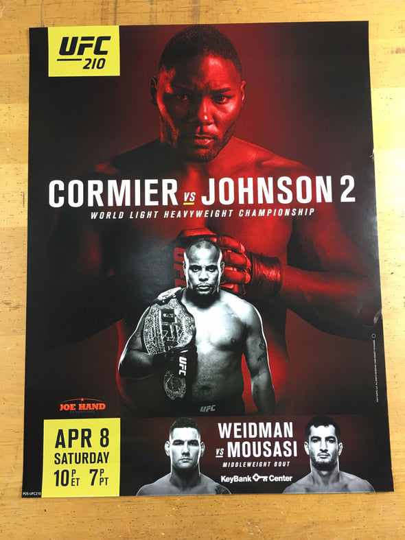 UFC 210 Cormier vs Johnson 2 Poster