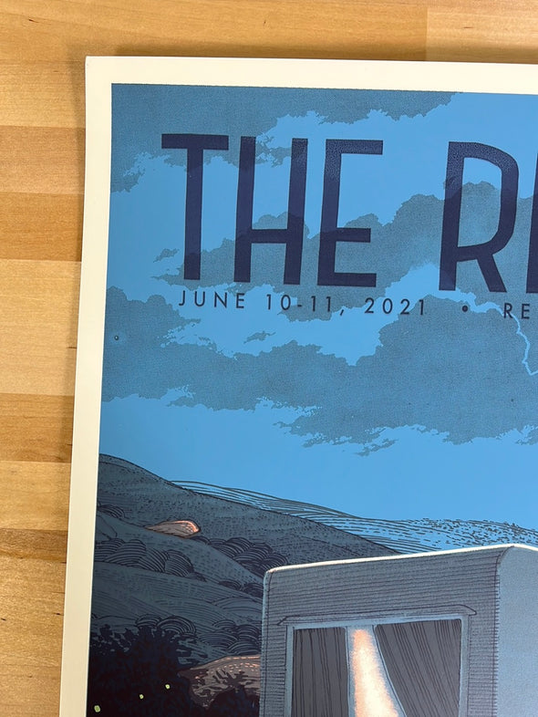 The Revivalists - 2021 Justin Santora poster Red Rocks Morrison, CO