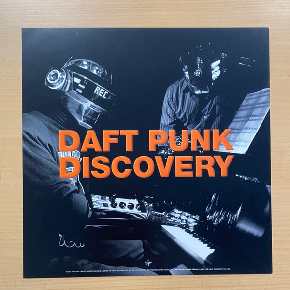 Daft Punk - 2001 original vinyl poster insert 12x12 record art