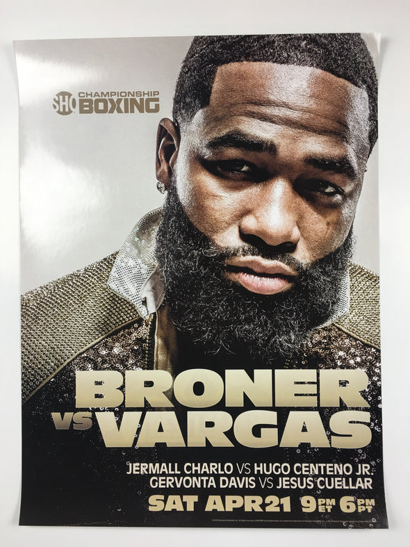 Championship Boxing - 2018 Broner vs Vargas Poster