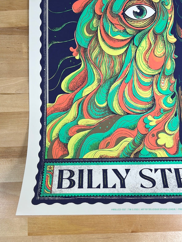 Billy Strings - 2021 Delicious Design League poster Chicago, IL