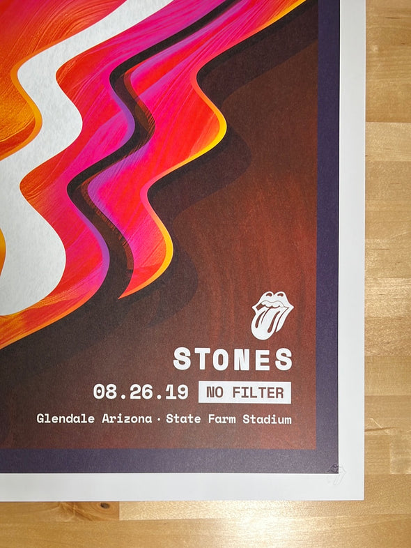 Rolling Stones - 2019 poster No Filter Tour Glendale, AZ