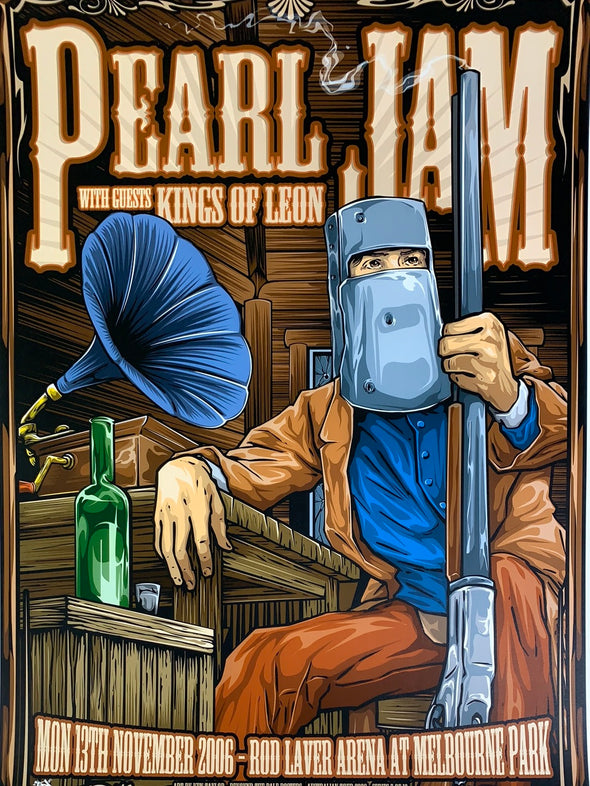 Pearl Jam - 2006 Ken Taylor poster Melbourne, AUS