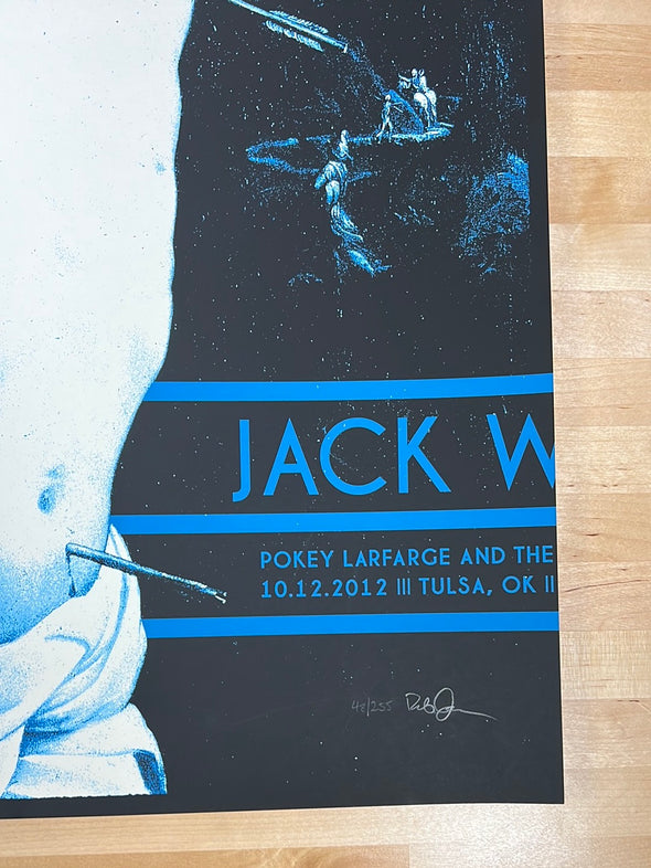 Jack White - 2012 Rob Jones poster Tulsa, OK