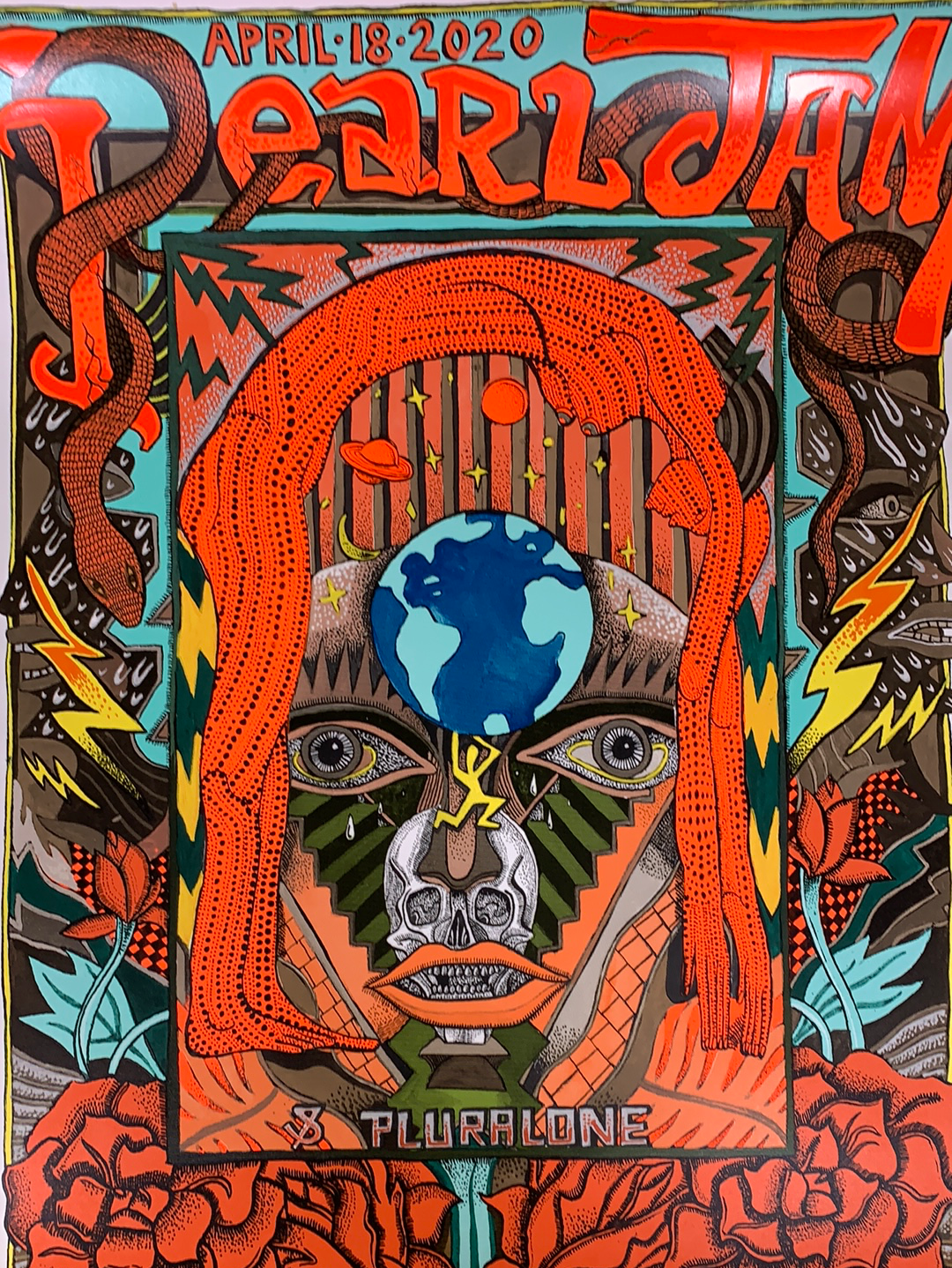 Pearl Jam - Zio Ziegler poster Oakland, CA – Sold Out Posters