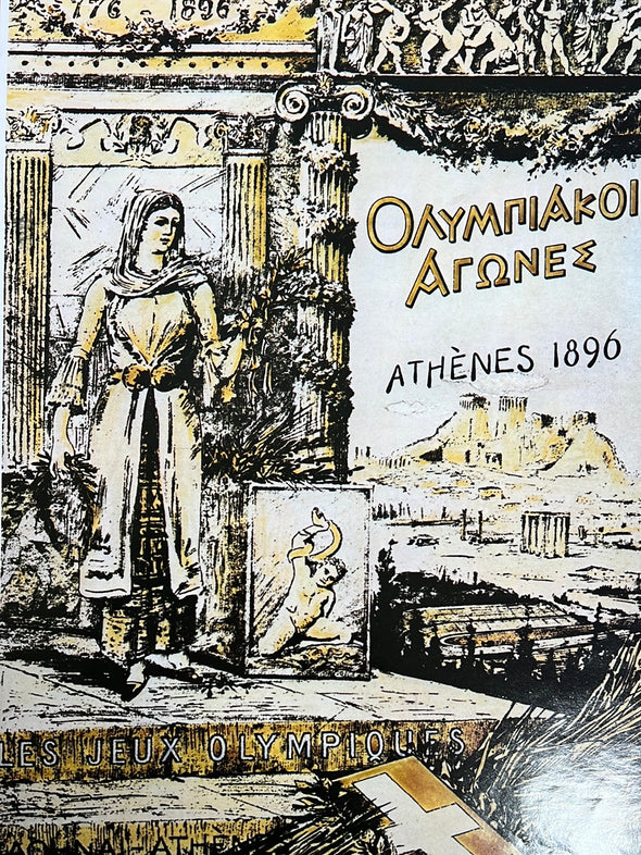 Canon Olympic Commemorative Series 1984  - poster 1896 Athens, Greece