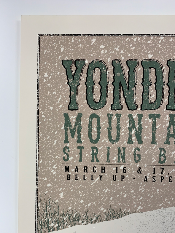 Yonder Mountain String Band - 2013 Neal Williams poster Aspen, CO