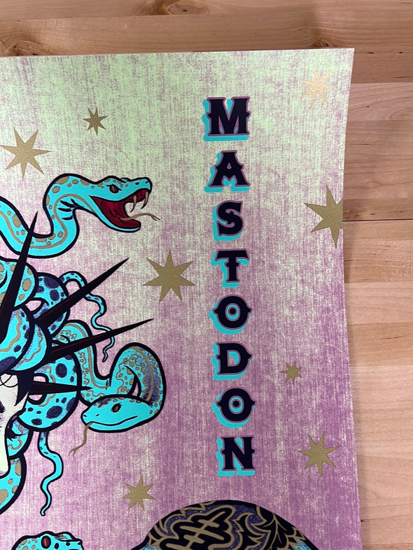 Mastodon - 2022 Tara McPherson poster Pittsburgh, PA
