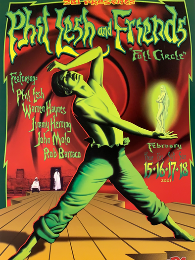 MHP 112 Phil Lesh and Friends - 2001 poster Maritime Hall San Fran 1st