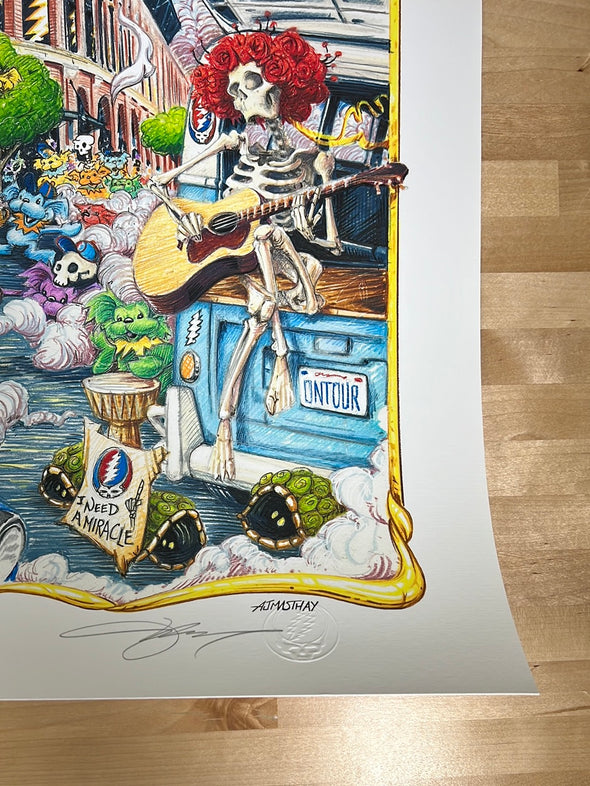 Dead & Company - 2022 AJ Masthay poster Citi Field, New York N2 S/N