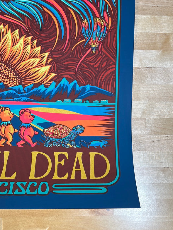 Grateful Dead - 2021 Todd Slater Poster San Francisco, CA 1st
