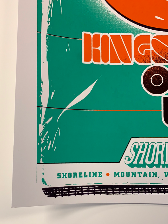 Kings of Leon - 2017 Jason Malmberg poster Mountain View, CA Shoreline