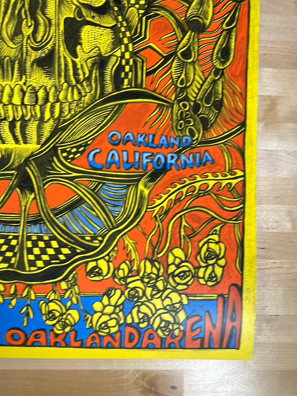 Pearl Jam - 2022 Zio Ziegler poster Oakland, CA 1st (edge wear)