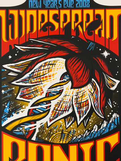 Widespread Panic - 2008 Brad Klausen Poster Denver, CO Pepsi Center