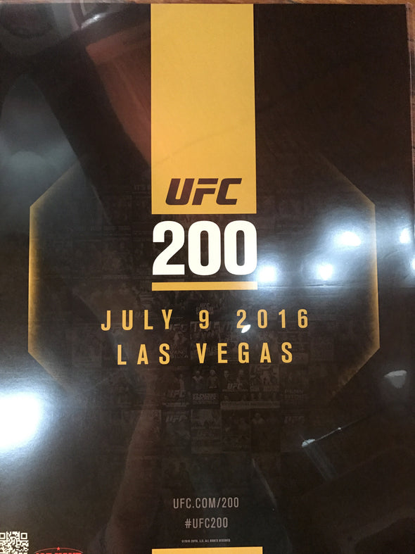 UFC 200 poster Las Vegas Nevada 7/9/2016