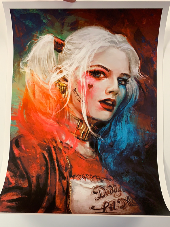 Hit Me With Your Best Shot - 2020 Alice X. Zhang poster Harley Quinn art print