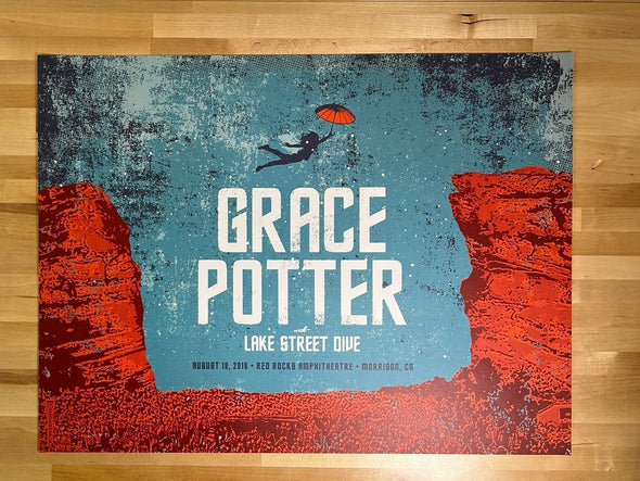 Grace Potter - 2016 Garcia Design poster LSD Red Rocks Morrison, CO