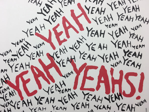 Yeah Yeah Yeahs - 2003 Methane Studios poster Atlanta, GA Echo Lounge