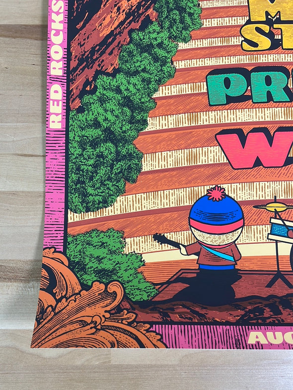 Primus Ween - 2022 Status Serigraph poster Red Rocks South Park S/N