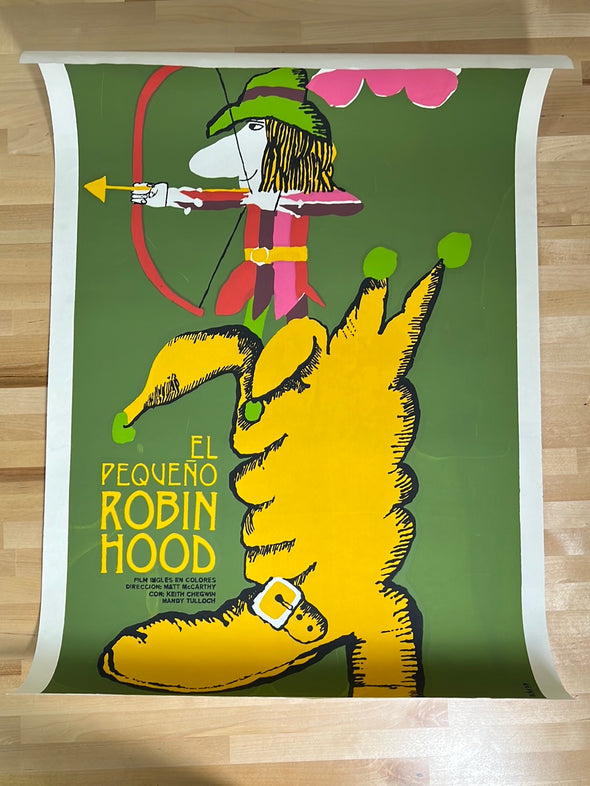 El Pequeno Robin Hood - 1975 Cuban movie poster original vintage