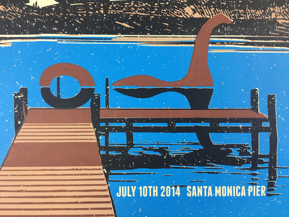 Cults - 2014 Xray Poster Santa Monica, CA Santa Monica Pier