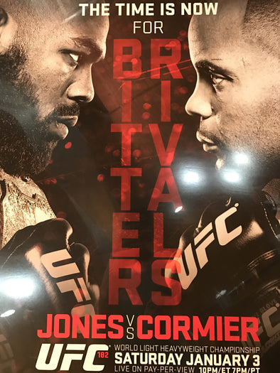 UFC 182 poster Jones vs. Cormier live PPV MGM