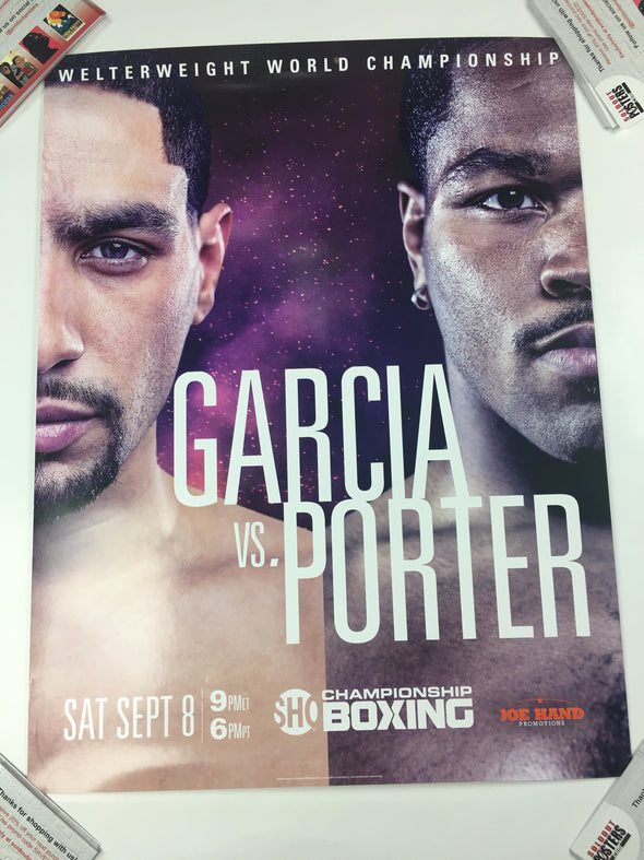 Boxing - 2018 Poster Garcia vs. Porter