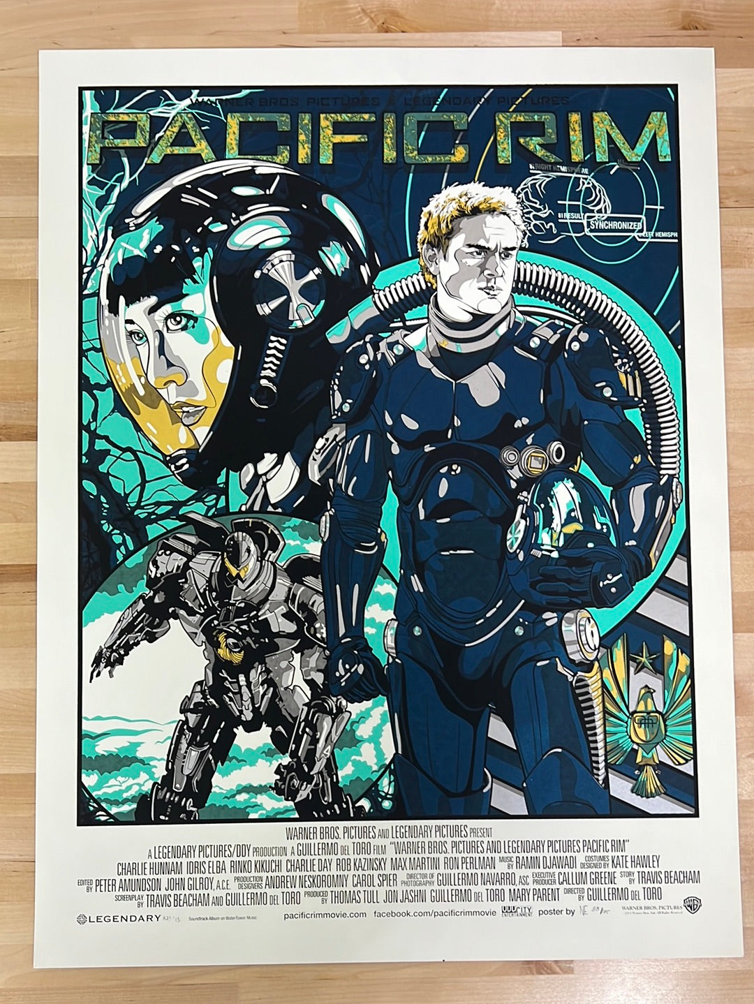 Pacific Rim - 2013 N.E. poster Drift movie print – Sold Out Posters