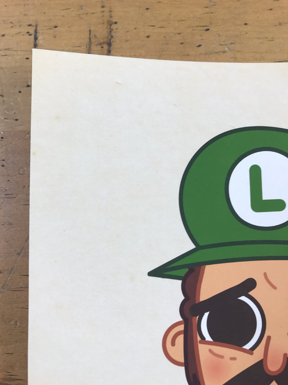 First Loser - 2016 Mike Mitchell poster Luigi, Mario Brothers