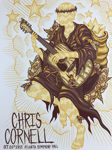 Chris Cornell - 2015 Jim Mazza poster Atlanta Symphony Hall, GA