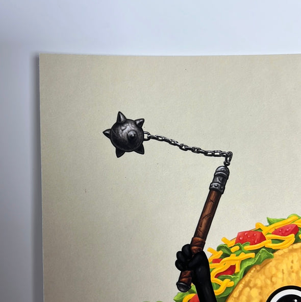 Food Dudes Double Fail - 2022 Mike Mitchell poster art print 1st