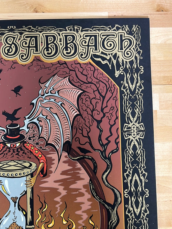 Black Sabbath - 2016 Mike Dubois poster Denver, CO
