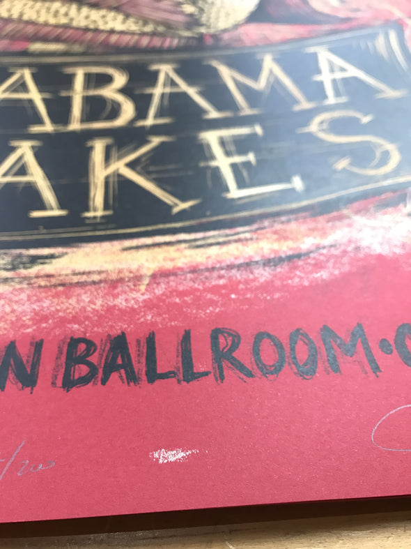 Alabama Shakes - 2016 Dan Grzeca poster Chicago Aragon Ballroom