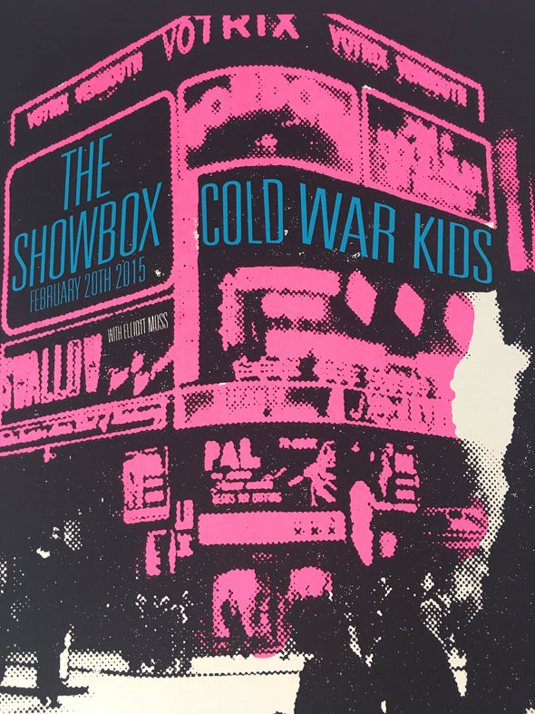 Cold War Kids - 2015 Xray Poster Seattle, WA The Showbox