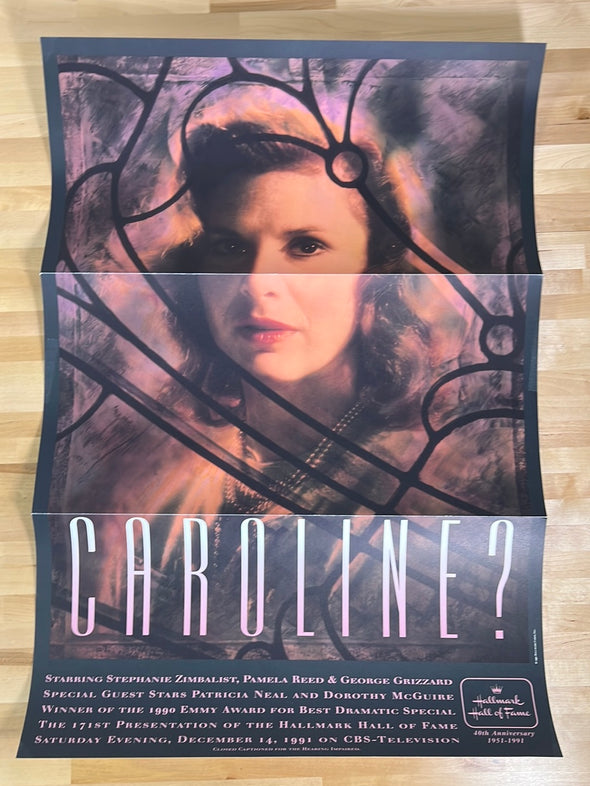 Caroline? - 1990 Hallmark movie poster original vintage