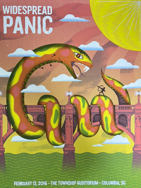 Widespread Panic - 2016 The Half and Half poster Columbia, MO N1