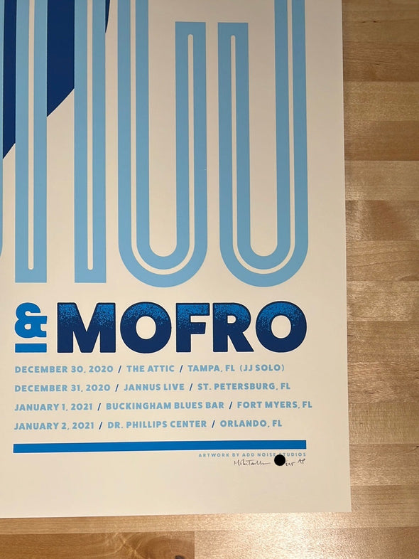 JJ Grey & Mofro - 2021 Mike Tallman poster Florida