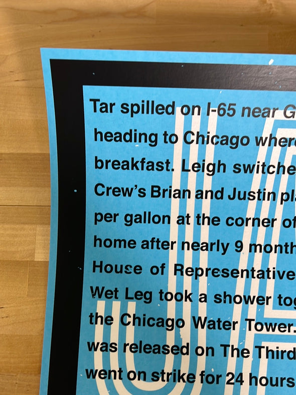 Jack White - 2022 Matthew Jacobson poster Chicago, IL