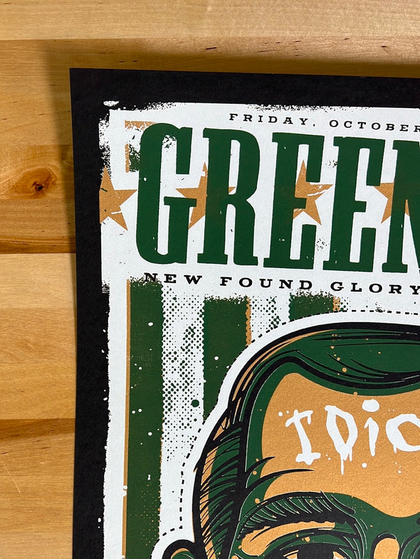 Green Day - 2004 Todd Slater poster Philadelphia, PA Liacouras Center