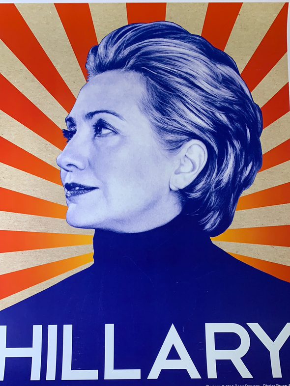 Hillary Clinton - 2016 Tony Puryear 1st edition original poster, Art print