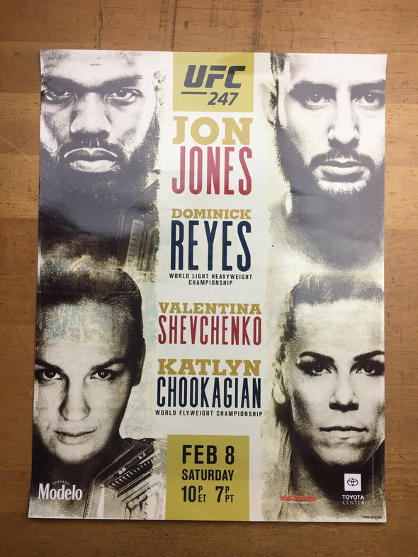 Boxing - 2020 Poster Jones vs Reyes & Shevchenko vs Chookagian