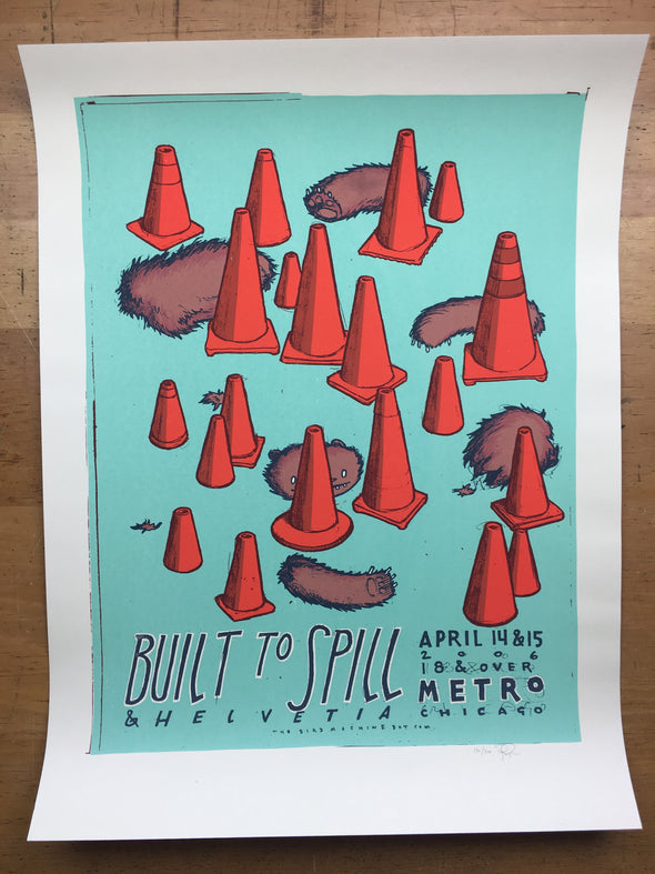 Built to Spill - 2006 Jay Ryan poster Chicago Metro